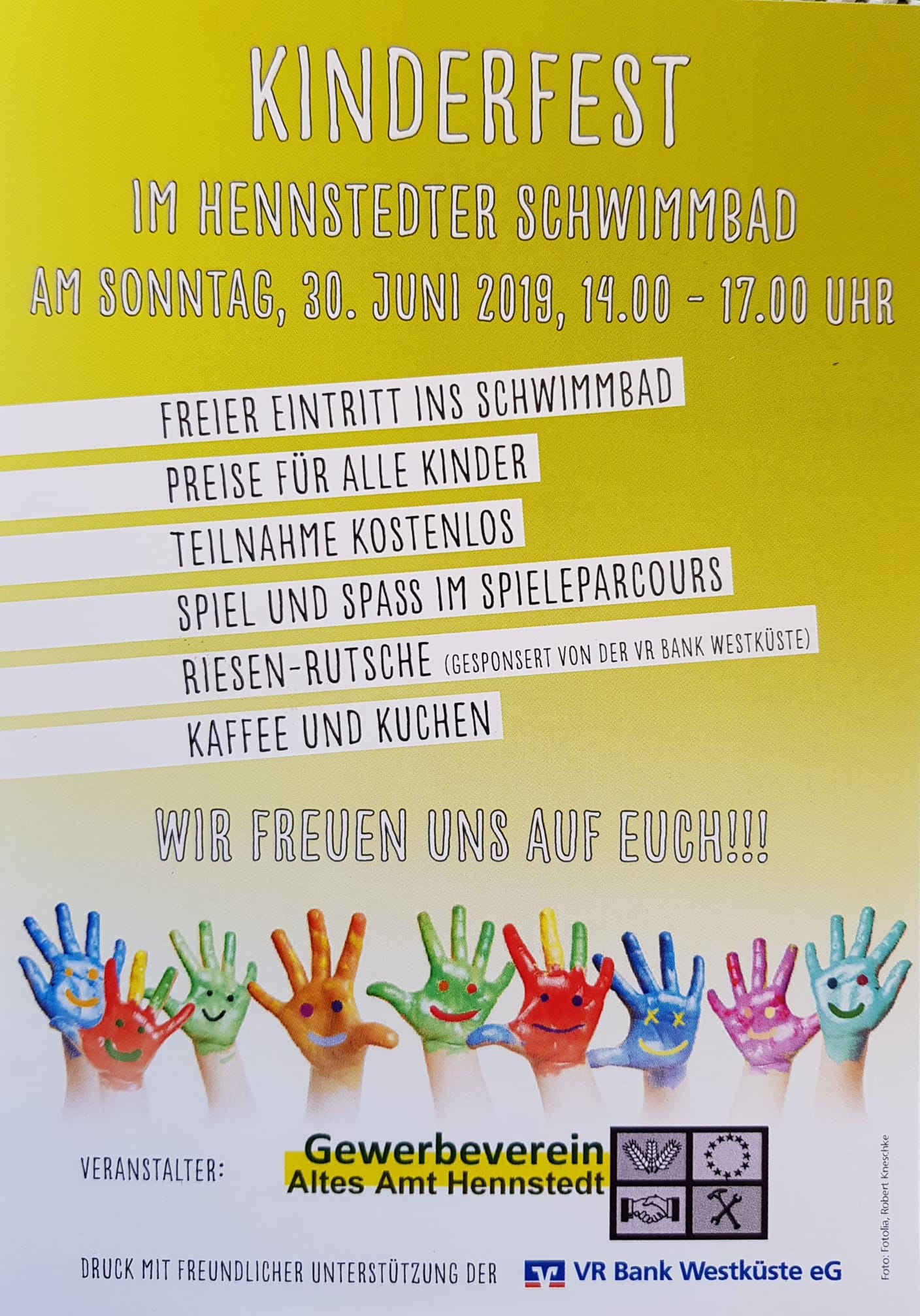 Kinderfest im Hennstedter Schwimmbad